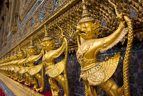 Emerald Buddha Bangkok Świątynia Szmaragdowego Buddy