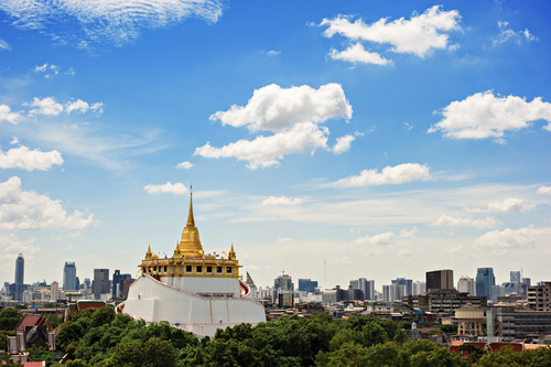 Golden Mount Bangkok Wat Saket  Złote Wzgórze